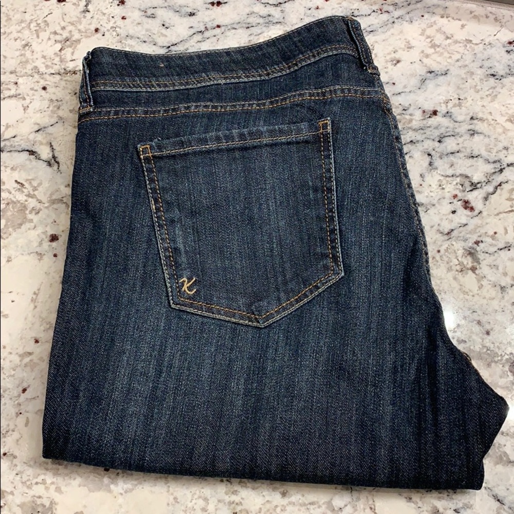 KUT Cameron Crop Jeans EUC